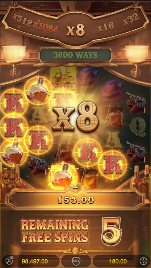 Mobile gameplay with no browser chrome around the reels